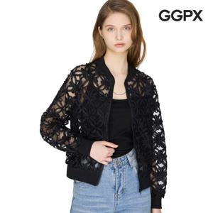 GGPX  플라워 레이스 봄버 점퍼 (GP3JP011F)