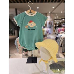 [블루독베이비] 25 SS(그린)아티스트도기 바디수트(4531360411) 백일 돌 선물 나들이 여름 유아 조카 신생