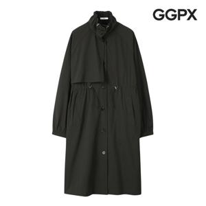 GGPX  하프 스트링 롱 야상 점퍼 (GP4JP001F)