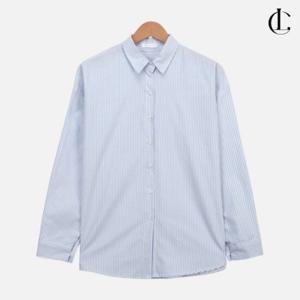 엘케이트 여성 남방 베이직 루즈핏 봄 줄지 캐주얼 박시 셔츠 LCHT076