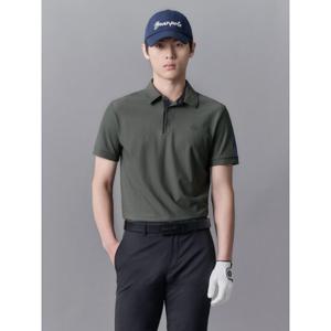 빈폴골프 남성 허니콤 조직 냉감 티셔츠 - 올리브 BJ4642B01J