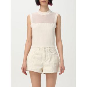 알마니 민소매 티셔츠 XW000580AF12875 F0024 Yellow Cream