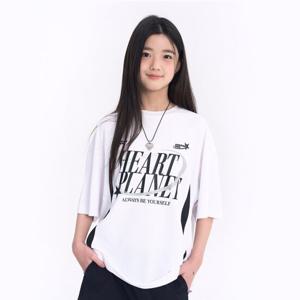 [더데이걸]블록코어 곡선 배색 반팔티 TGRA25303 [모다아울렛 남