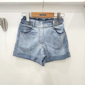 [에스핏]벨트 데님 3.5부 팬츠 / SKY304FJPT44