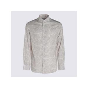 BRUNELLO CUCINELLI 페이즐리 패턴 코튼 셔츠 1938182