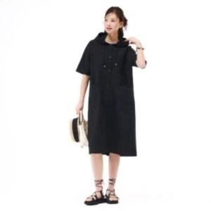 체이스컬트 HC03 여성 경량 반팔 후드 원피스 EARG6172C0