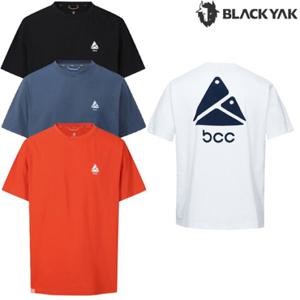 [블랙야크]BCC 라인 백면 로고 반팔 티셔츠 클라이밍 공용 로고 반팔티 1BYRTMU906