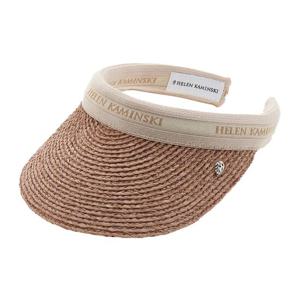 [헬렌 카민스키] FW24 여성 마리나 모자 HAT50318 NOUGAT NATURAL LOGO