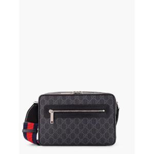 GUCCI Gg supreme fabric and leather shoulder bag 822072FADJA