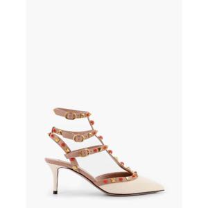 VALENTINO GARAVANI Rockstud leather slingback with cabochon stones 6W2S0LR6MAX