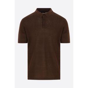ROBERTO COLLINA linen polo shirt RB20024RB2008