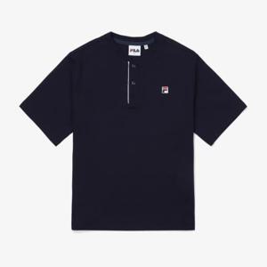 휠라반팔티 TQJ FK2RSF2202X-DID 헨리넥  티셔츠