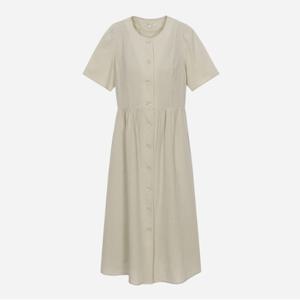 [써스데이아일랜드][여성]자카드 로브 원피스(T254MOP343W)