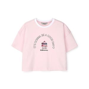 [레노마키즈]여아크롭그래픽티셔츠_핑크 (R2425T180_10)