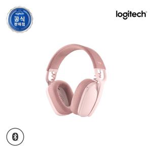 로지텍코리아 ZONE VIBE 100 존바이브 100 오버이어 블루투스 무선 헤드셋/헤드폰/노이즈캔슬링 마이크/간편한 컨트롤/커스터마이징 로즈