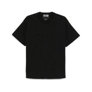 25 SS 베르사체진스꾸뛰르 로고 자수 티셔츠 77GAHC01CJ03C TP432017343