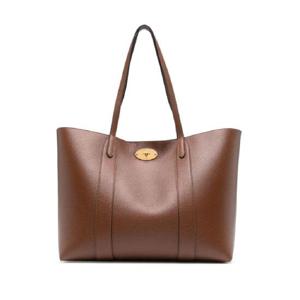 MULBERRY 브라운 & 39 Bayswater& 39  플랩 디테일 가죽 여성 핸드백 HH8728552G110