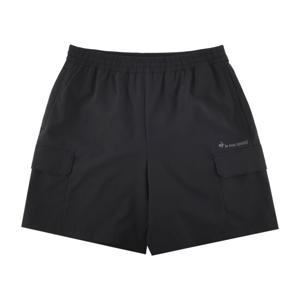 르꼬끄 유니 웨이브 선데이 에어닷 루즈핏 4부 숏팬츠 QQ223SHP63BLK