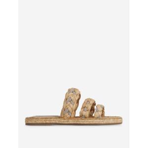 아쿠아주라 뮬 슬리퍼 COTFLAS0RFFNAT NATNATURALE Beige