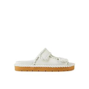 보테가베네타 뮬 슬리퍼 787003 VBSDJ 2916 White WHITE