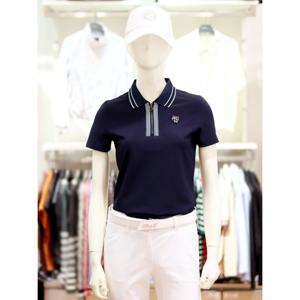 [엘르골프] 엘르골프 S/S 여성 에리 집업형 폴로 티셔츠 6I-4521