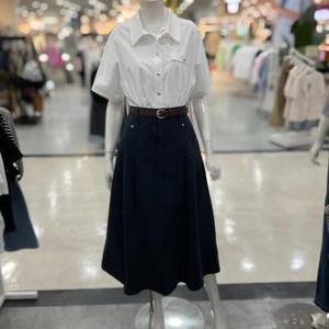 SOUP sh06 허리잘록 소개팅룩 밴딩 롱스커트 AB4SRT3