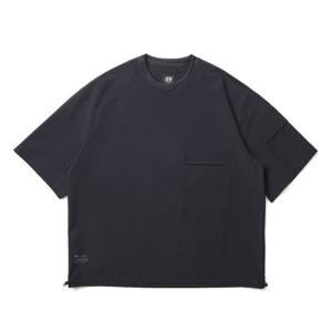 [지이크]S/S 블랙포켓 스트링 오버핏 반팔 티셔츠 PEI8701_