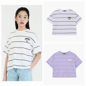 더데이걸 sh06 스트라이프 박시 티셔츠 TGRA24301