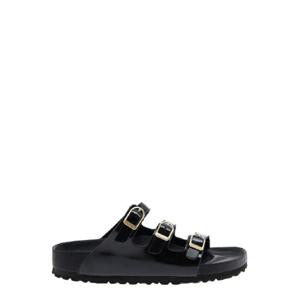 BIRKENSTOCK FLORIDA DBUCKLE EXQUISITE SHINE 1029385BLACK