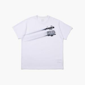 디아도라반팔티 KQJ D5221RRS15WHT 러닝 그래픽 메쉬 반팔 티셔츠 WHITE