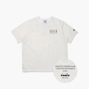 디아도라반팔티 KQJ D5221LPI53OWH 컴피 라운드 반팔 피스테 OFF WHITE