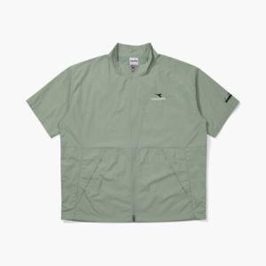 디아도라자켓 KQJ D5221LWT52KAL 컴피 반팔 풀집업 자켓 KHAKI