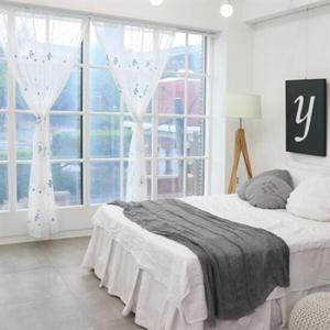 아트박스/모모제작소 멜리아 자수 북유럽 레이스 봉집 커튼