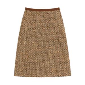 발렌 herringbone knit pencil skirt BRACJ890M