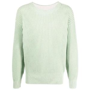 AMI Paris 크루 넥 골지 니트 스웨터 HKS010016