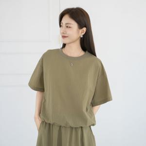 엄마옷 마담4060 스트링바스락티셔츠 여름반팔 -ZTE2506012-