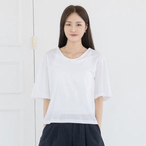 엄마옷 마담4060 심플리유넥티셔츠 여름반팔 -ZTE2506011-