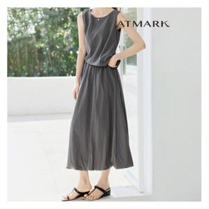 [앳마크]ATMARK 솔리드언발민소매티셔츠+스커트SET_AA53SE011G