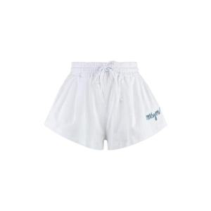 MSGM 로고 자수 드로스트링 쇼츠 3641MDB72247002 01 TP934582262