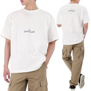 25SS 스톤아일랜드 로고 반팔 티셔츠 K1S1521002RC S0137 V0001