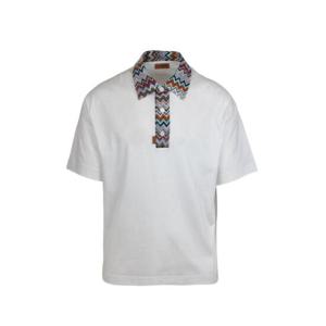 Missoni 디그레이드 쉐브론 패턴 폴로셔츠 US23S20GBJ00E4 S016P TP942281134