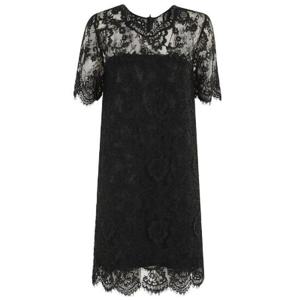 Ermanno Scervino Shoer Sleeevd 레이스 미니 드레스 D452Q337BBXD095 95708BLACK TP942327156