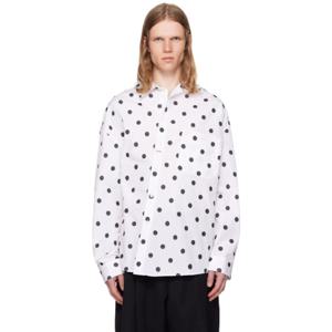 25 SS 쟈크뮈스 남성 화이트   블랙 라 크루아제르 더 쿠아드로 셔츠 251553M192029