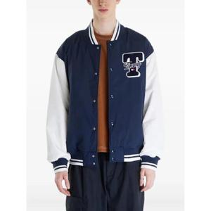 25 SS 타미힐피거 로고 자수 봄버 재킷 DM0DM18702C1G TP439000681
