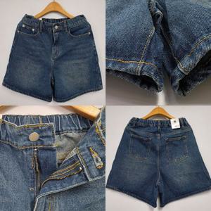 [아이우먼]빅사이즈청바지 U618L506 아이돌A라인데님반바지 DO