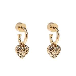 25 SS 코치 Quilted Heart earrings 37460422GLD TP438976957