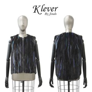 [진도] Klever 그리스 스크랩 유색 밍크 베스트 (K3W1MV51_)