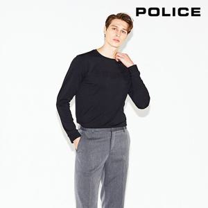 [폴리스]폴리스 남성 엠보 로고 라운드 티셔츠 PCLT115BKM