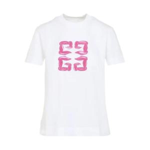 지방시 반팔 티셔츠 BW70ASP728100 White