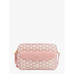 BALLY Coated canvas and leather shoulder bag with all-over print WAC01UTP046